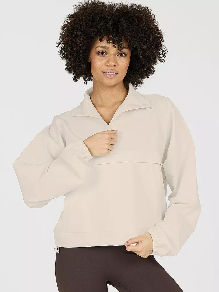 ATHLECIA | Damen Sweater Carley 1/2 Zip | creme