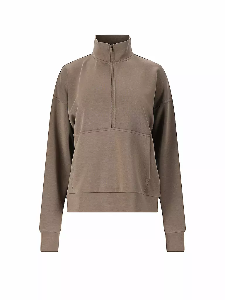 ATHLECIA | Damen Sweater Jillnana Half Zip | olive