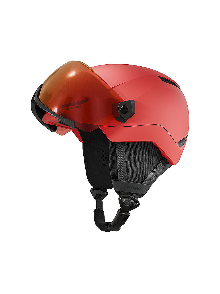 ATOMIC Kinder Skihelm Revent Visor JR rot | 48-52CM