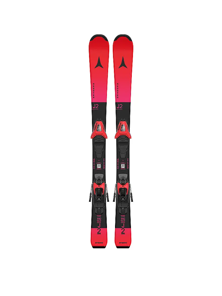 ATOMIC | Jugendski Set Redster J2 100-120 + C 5 GW | rot