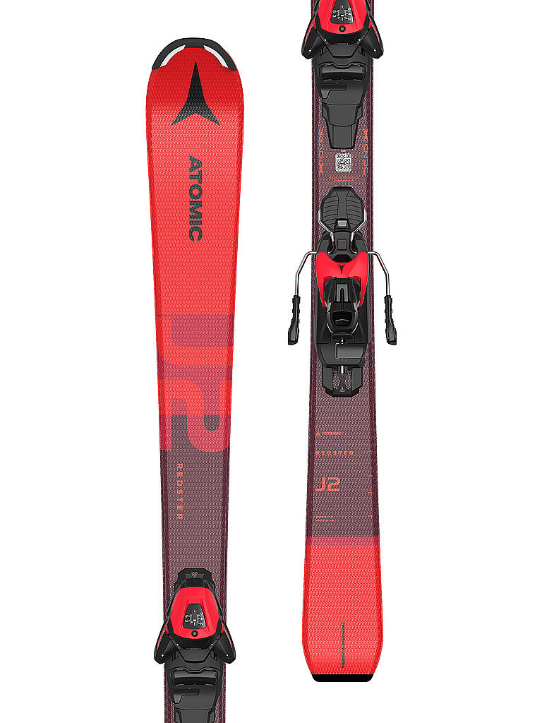 ATOMIC | Jugendski Set Redster J2 130-150 + L 6 GW 22/23 | rot