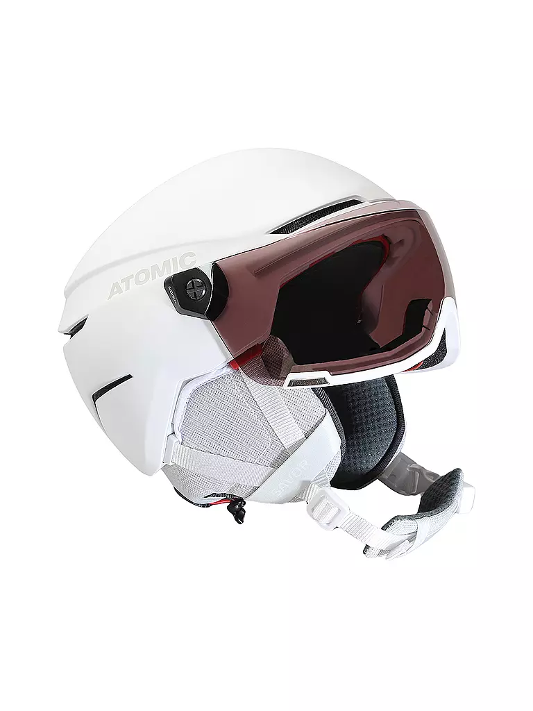 ATOMIC | Kinder Skihelm Savor Visor JR | weiss