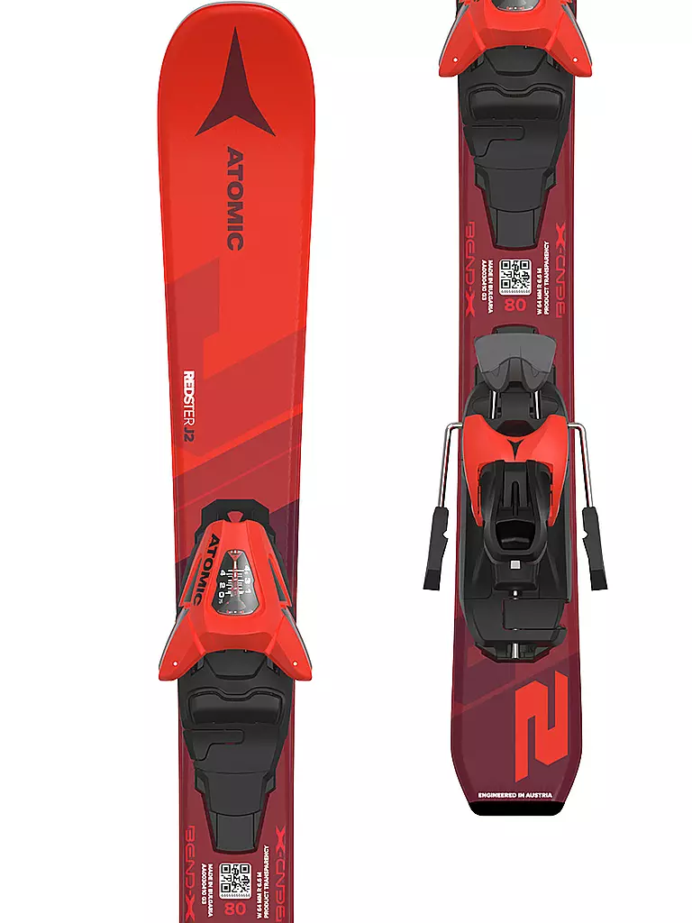 ATOMIC | Kinderski Set Redster J2 + C5 GW | rot