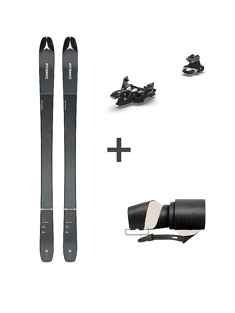 ATOMIC | Tourenski Set Backland 85 21/22 + Alpinist 10 inkl. Fell "GIGA" | bunt