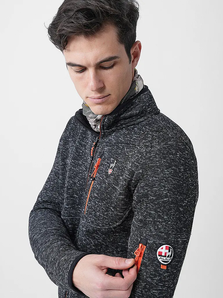 AULP |  Herren Fleecejacke Navoy  | Schwarz