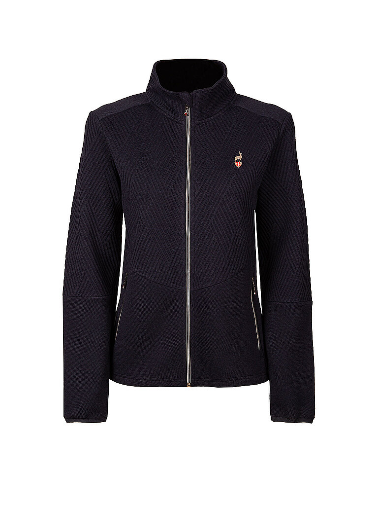 AULP Damen Jacke Jacquard Knit schwarz | M