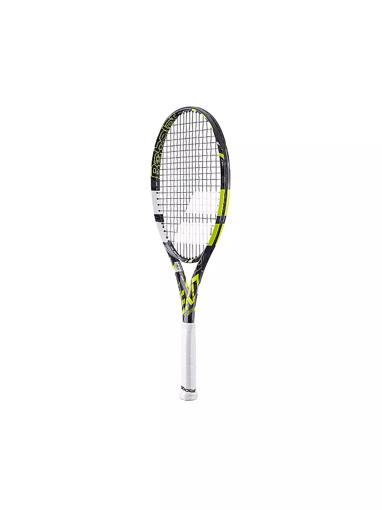 Babolat Pure Aero Junior 25 Gen8 - Racchetta Da Tennis Per Ragazzi (9-11 Anni) - Potenza Ed Effetti, Lunghezza 635 Mm, Grigio Giallo Bianco