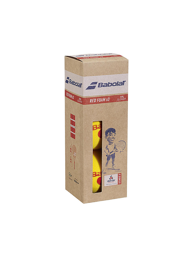 BABOLAT | Tennisbälle Red Foam 3er | gelb