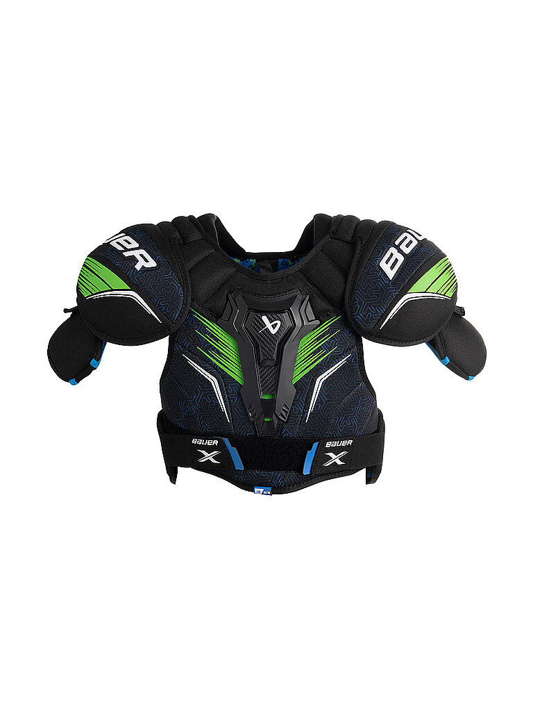 BAUER Kinder Eishockey Schulterschutz X 2.0 schwarz | S/61-66CM