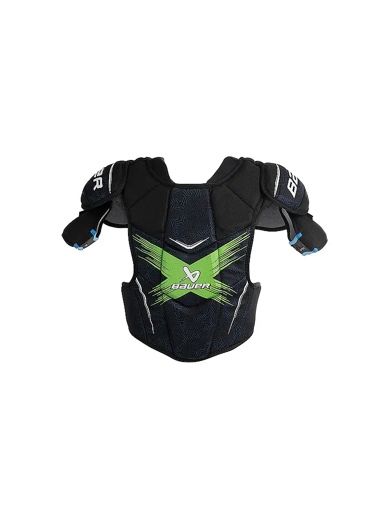 BAUER | Kinder Eishockey Schulterschutz X 2.0 | schwarz