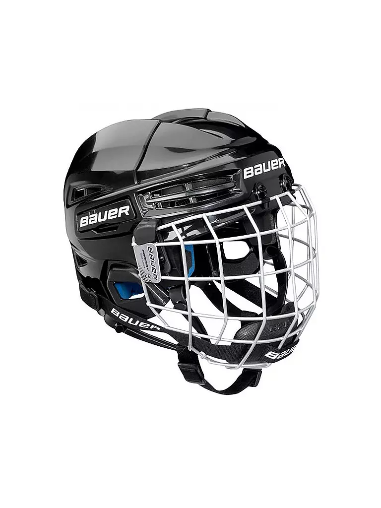 BAUER | Kinder Hockeyhelm Prodigy Combo | schwarz