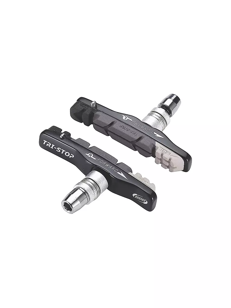 BBB Fahrrad Bremsschuhe V-Brake Tristop BBS-14T schwarz