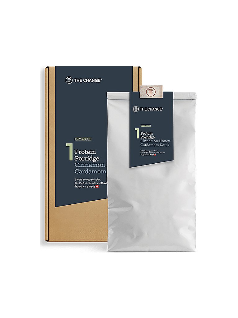 BE THE CHANGE Protein Porridge Cinnamon Honey Cardamom Dates 1120g (16 Portionen) 999.00