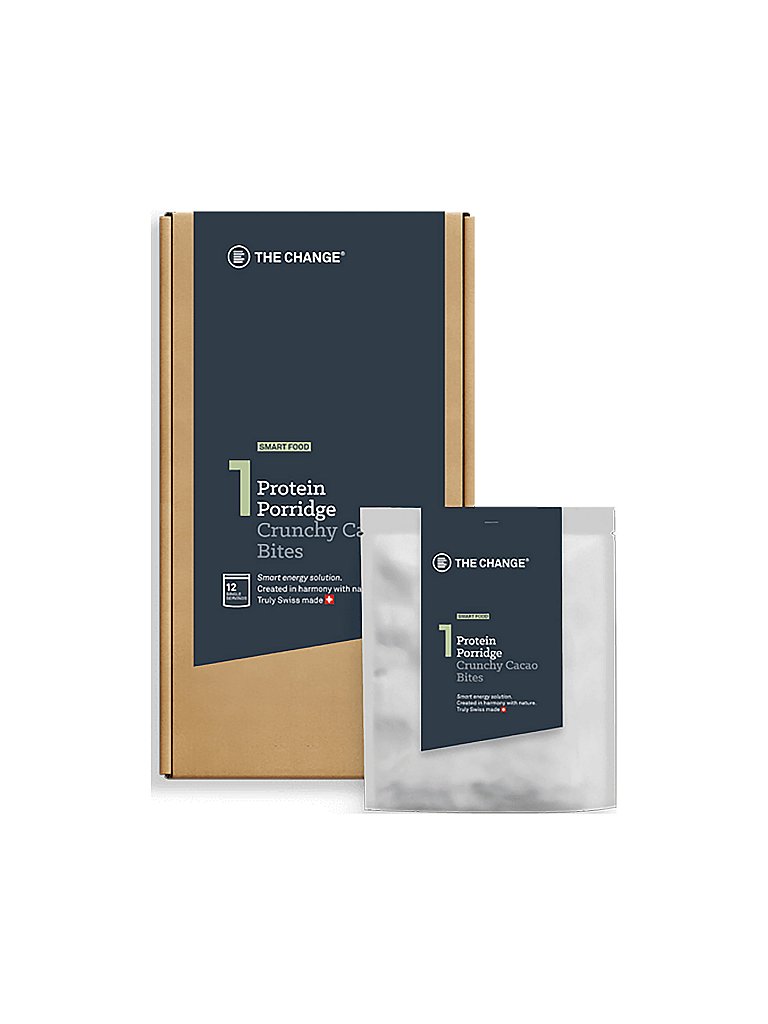 BE THE CHANGE Protein Porridge Crunchy Cacao Bites 70g (Einzelportion) 999.00