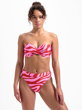 BEACHLIFE | Damen Bikinihose Pink Zebra