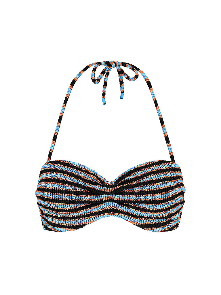 BEACHLIFE Damen Bikinioberteil Bandeau blau | 40C