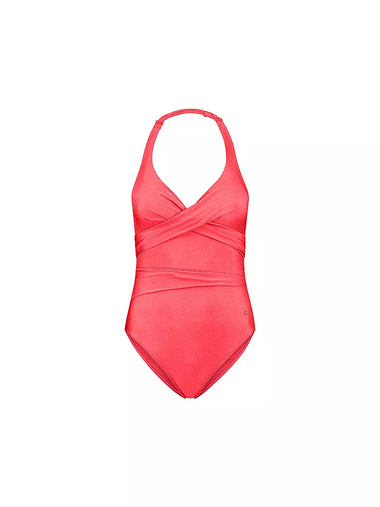 BEACHLIFE | Damen Badeanzug Red Shine | rot