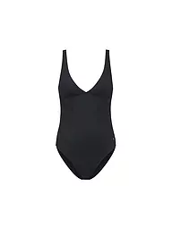 BEACHLIFE | Damen Badeanzug | schwarz