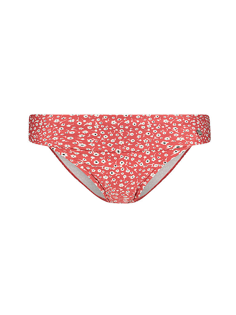 BEACHLIFE | Damen Bikinihose Ditsy Flower Umschlag | rot