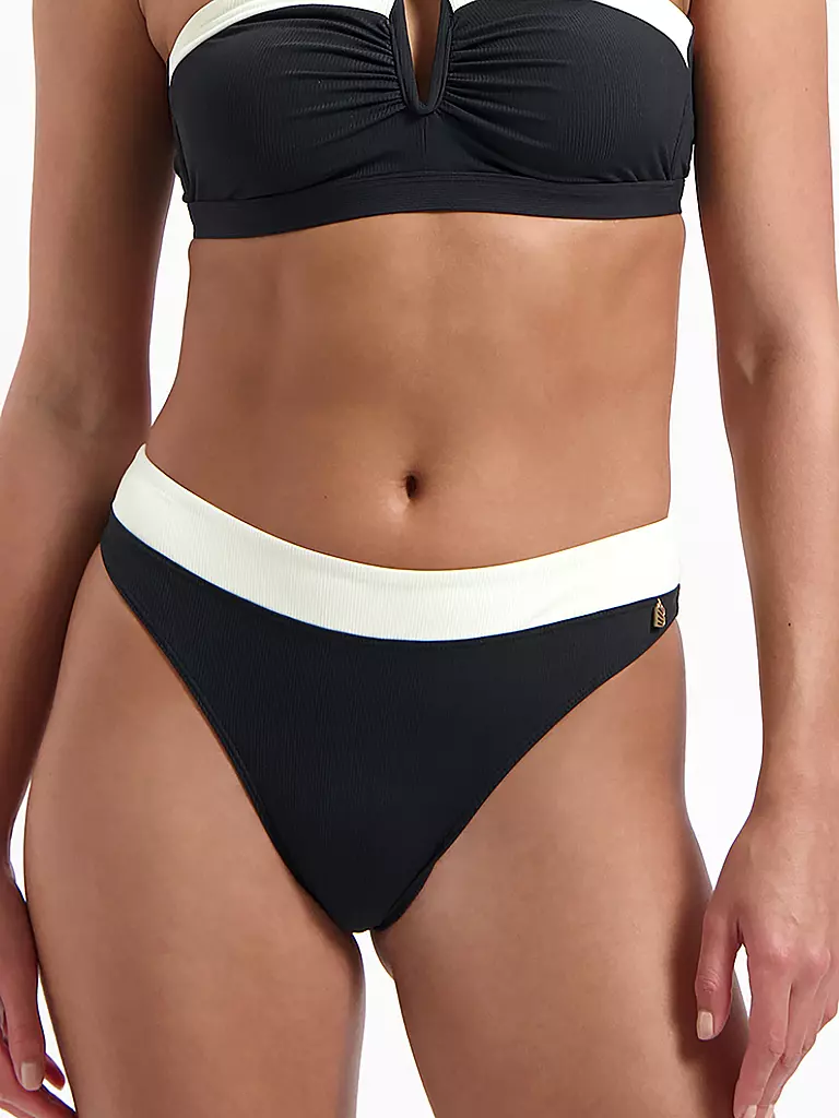 BEACHLIFE | Damen Bikinihose Vanilla And Black | schwarz