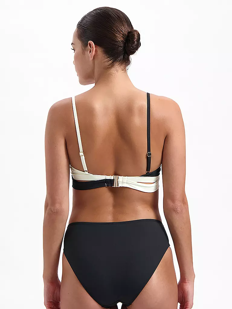 BEACHLIFE | Damen Bikinihose Vanilla And Black | schwarz