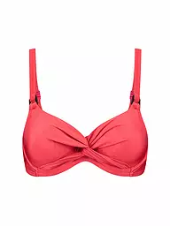 BEACHLIFE | Damen Bikinioberteil Red Shine | rot
