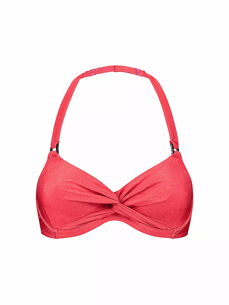 BEACHLIFE | Damen Bikinioberteil Red Shine | rot