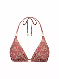 BEACHLIFE | Damen Bikinioberteil Rouge Graphics | dunkelrot