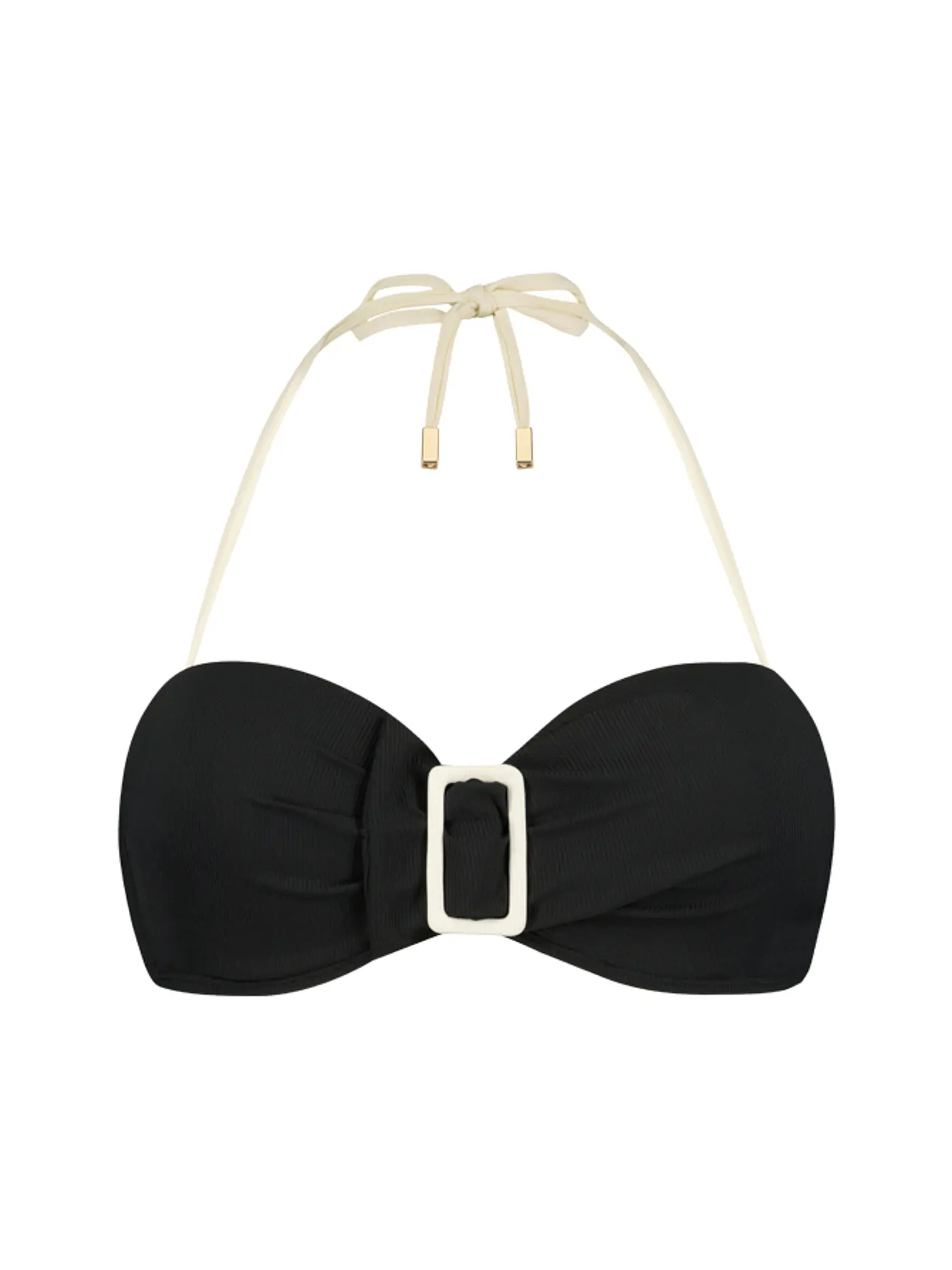 BEACHLIFE | Damen Bikinioberteil Vanilla And Black | schwarz