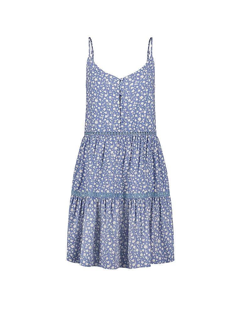 BEACHLIFE | Damen Kleid Flower Fest | blau