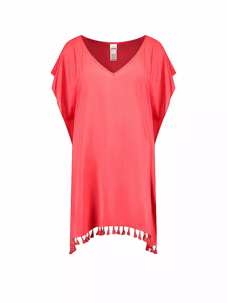 BEACHLIFE | Damen Tunika Red Shine | rot
