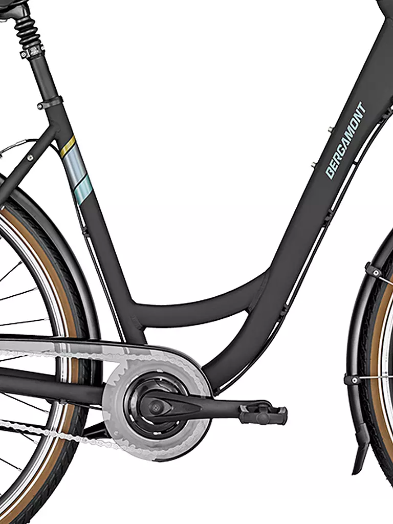 BERGAMONT | Damen Citybike Belami N7 28'' | schwarz