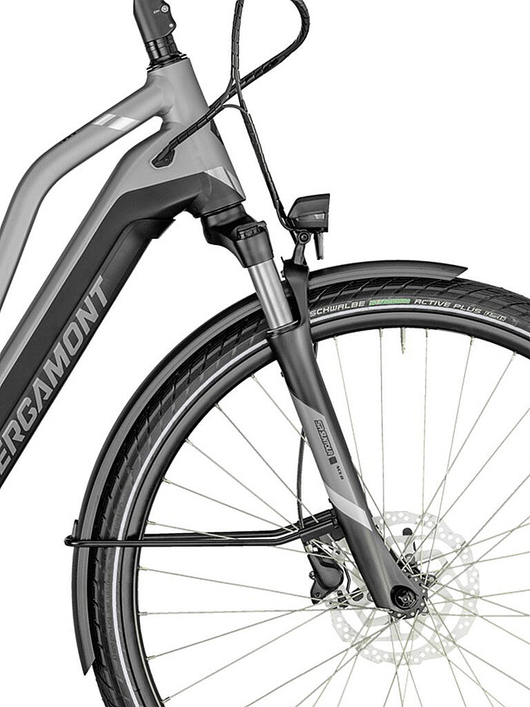 BERGAMONT | Damen E-Trekkingbike 28" E-Horizon Elite Belt Amsterdam 2022 | grau