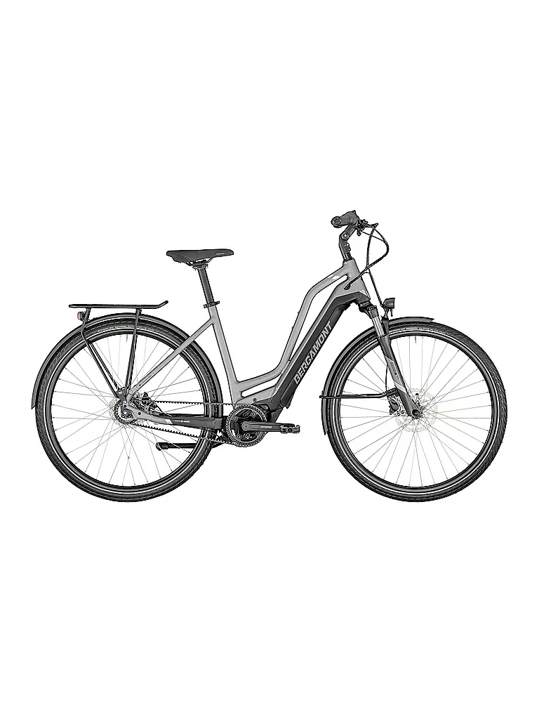 BERGAMONT | E-Trekkingbike 28" E-Horizon Elite Belt Amsterdam | grau