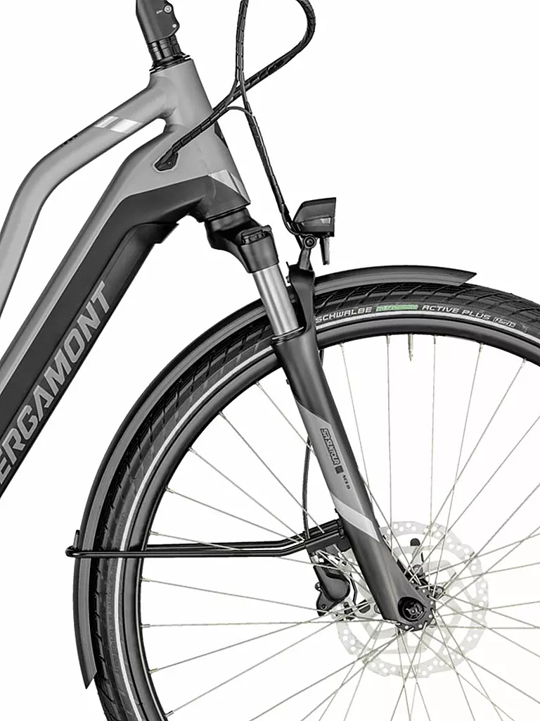 BERGAMONT | E-Trekkingbike 28" E-Horizon Elite Belt Amsterdam | grau