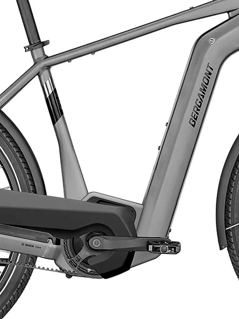 BERGAMONT | Herren E-Bike E-Horizon N5e FH Belt Gent | silber
