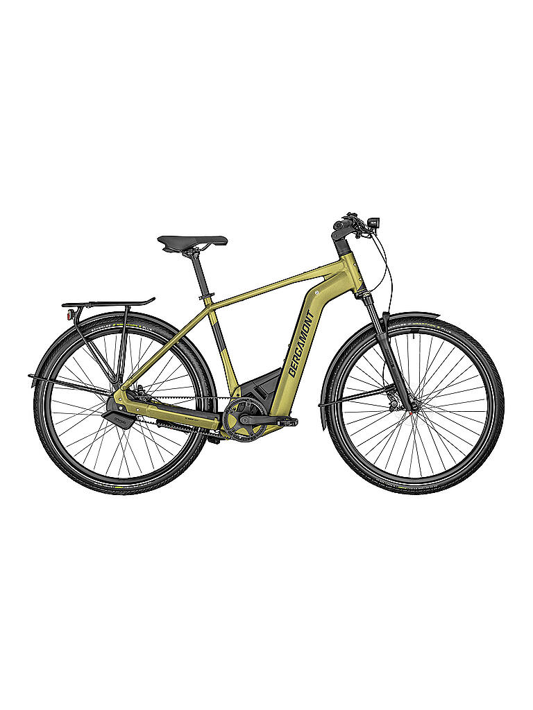 BERGAMONT | Herren E-Trekkingbike 28" E-Horizon Premium Pro Belt Gent 2022 | gold