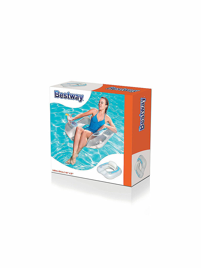 BESTWAY Pool-Sessel Flip Pillow Lounge bunt