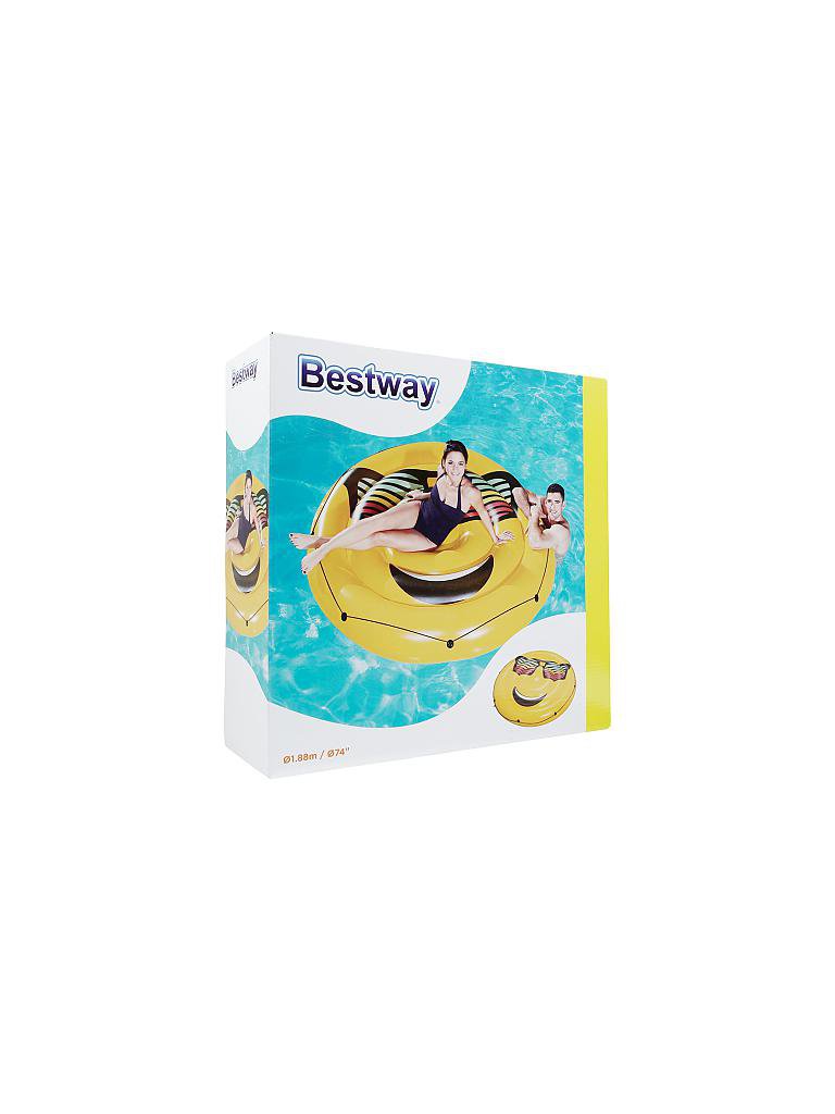 BESTWAY | Schwimminsel SummerStylez Emoji | gelb