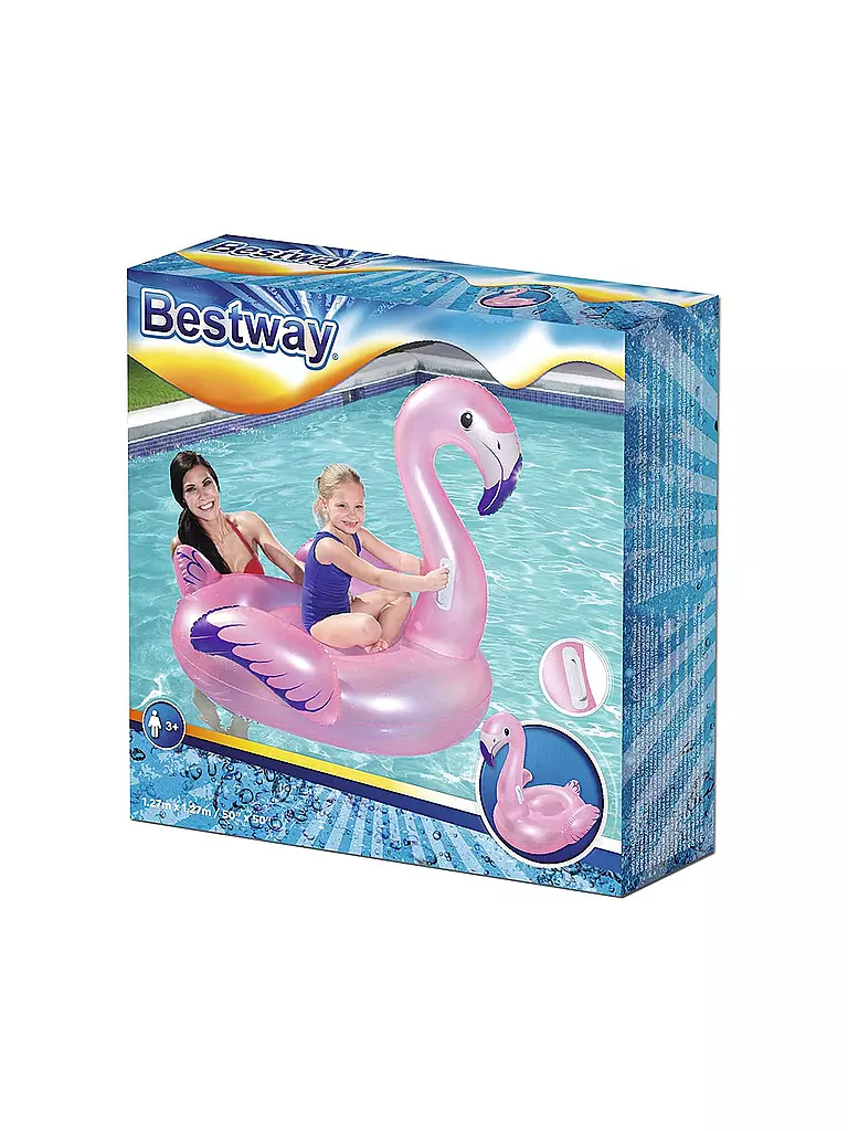 BESTWAY | Schwimmtier Flamingo 127 x 127 cm | rosa