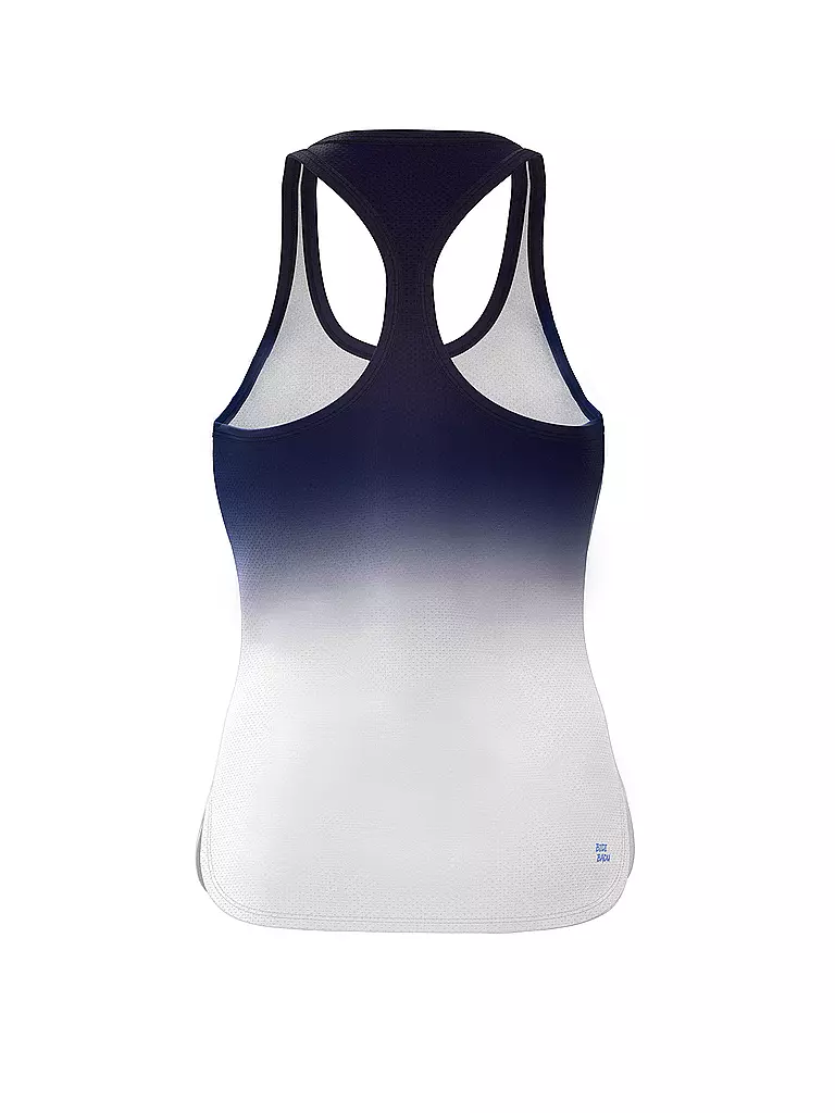 BIDI BADU | Damen Tennis Tanktop Crew Gradiant | dunkelblau