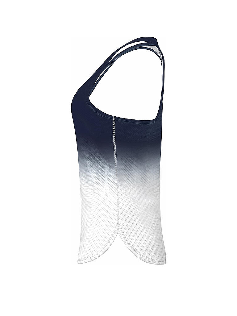 BIDI BADU | Damen Tennis Tanktop Crew Gradiant | dunkelblau