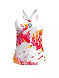 BIDI BADU | Damen Tennis Tanktop Wild Arts | weiss