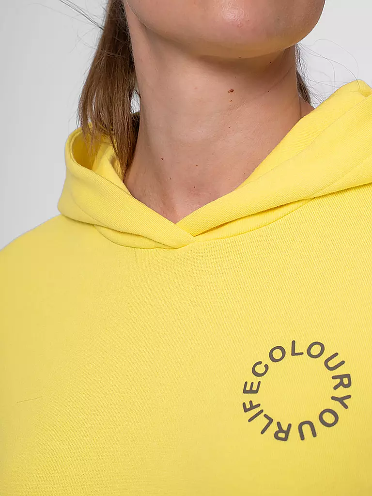 BIDI BADU | Damen Tennishoodie Spectrum | gelb