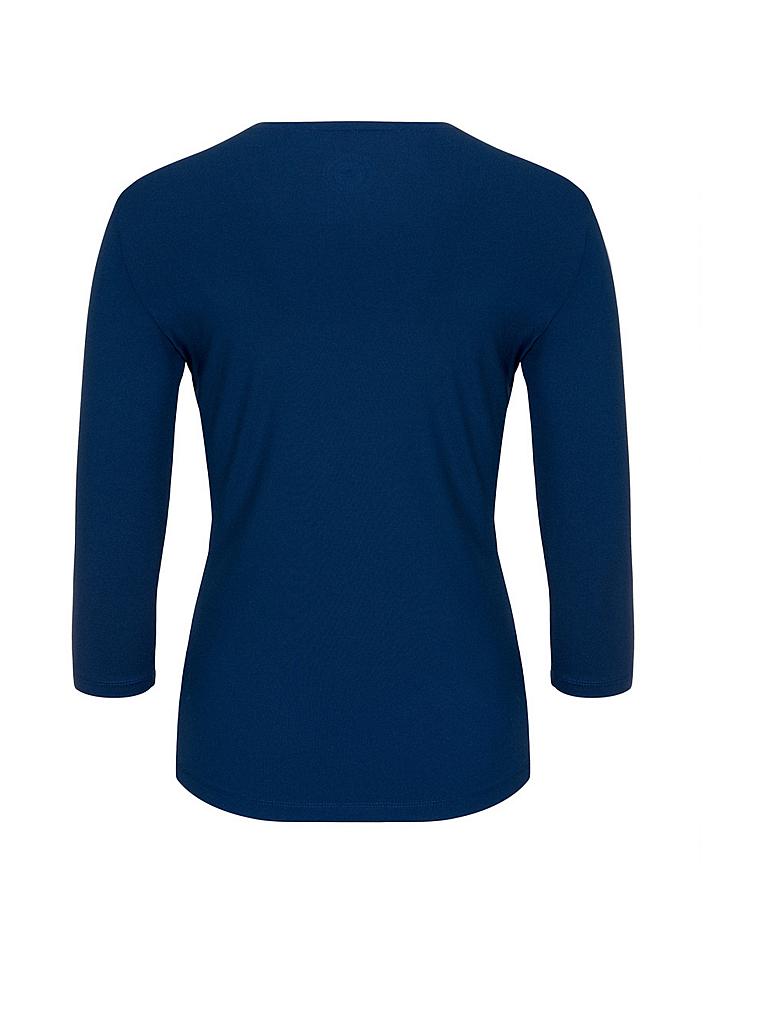 BIDI BADU | Damen Tennisshirt Ariana Tech V-Neck | blau