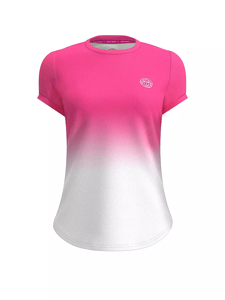 BIDI BADU | Damen Tennisshirt Crew Gradiant | pink