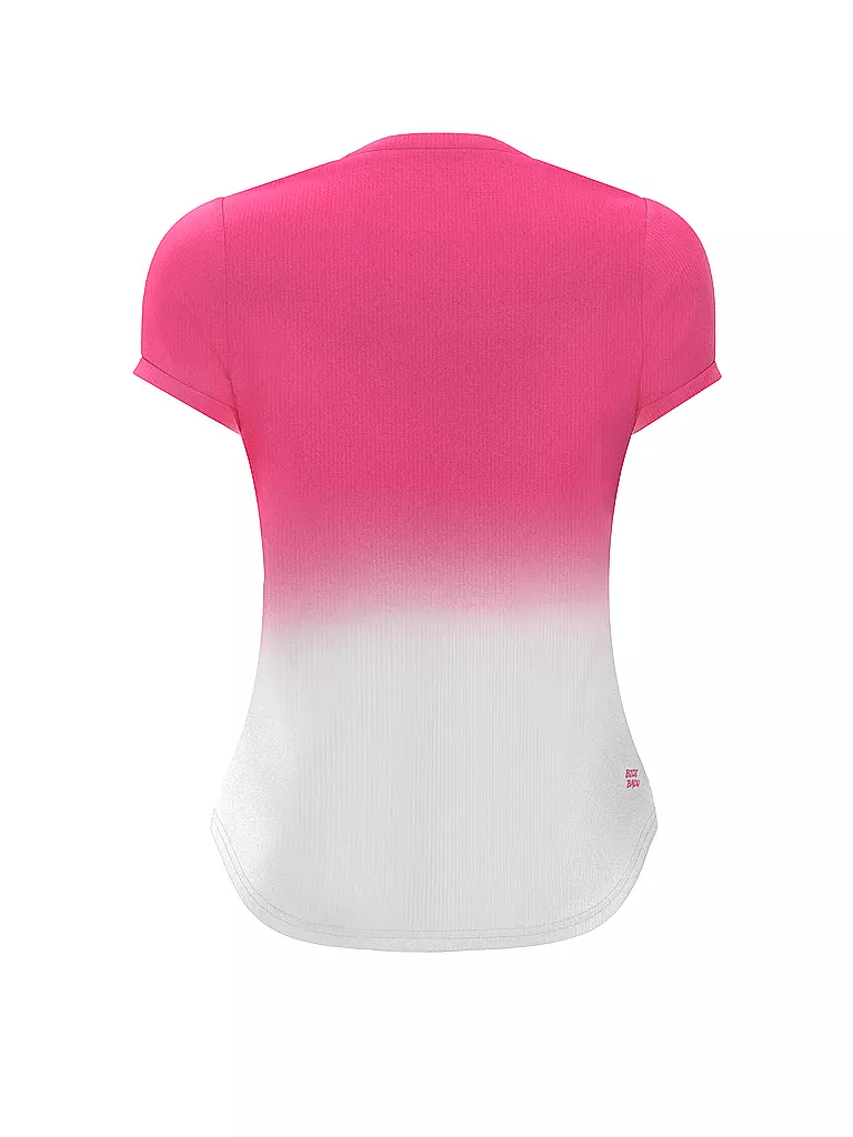 BIDI BADU | Damen Tennisshirt Crew Gradiant | pink