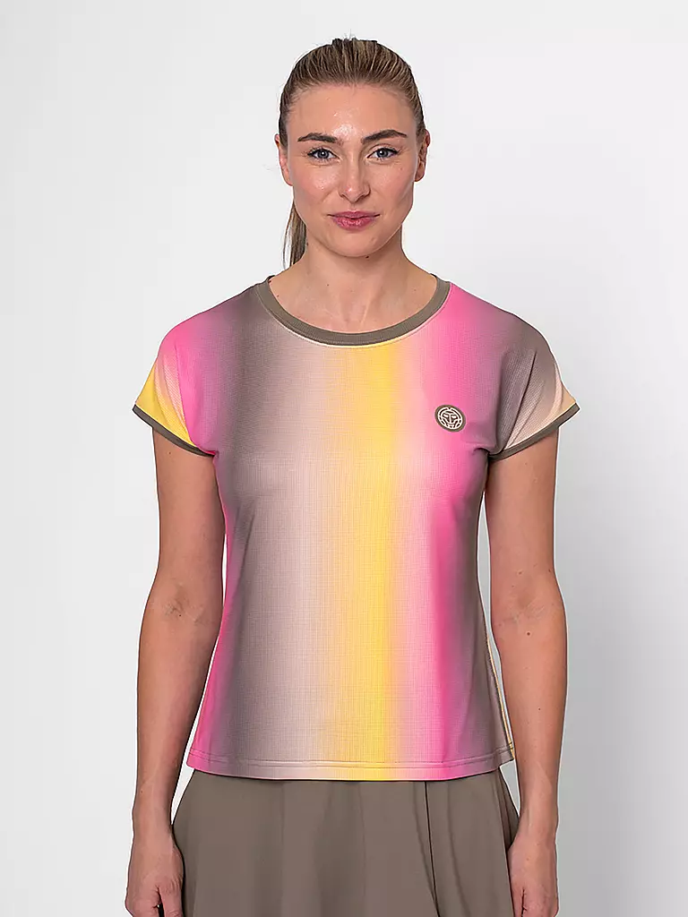 BIDI BADU | Damen Tennisshirt Crew | bunt