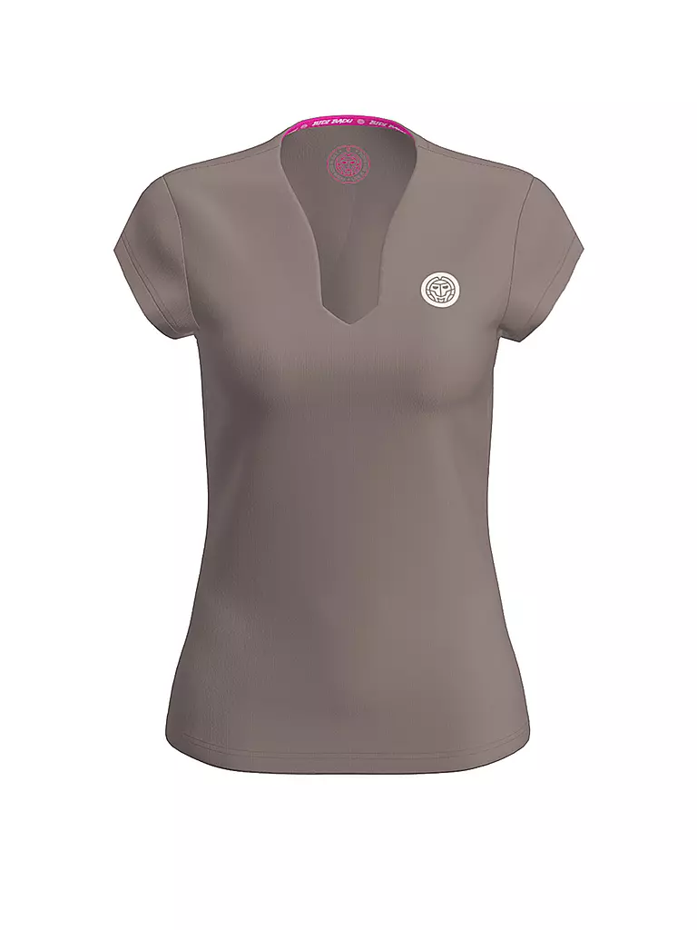 BIDI BADU | Damen Tennisshirt Spectrum  | camel