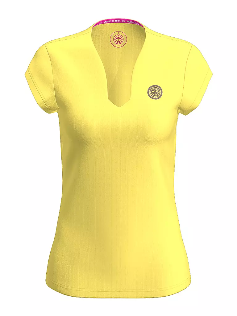 BIDI BADU | Damen Tennisshirt Spectrum  | gelb